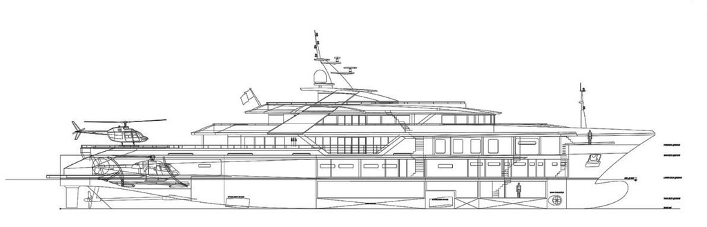 Ruea Yachts launches luxury 75 metre superyacht © Ruea Yachts